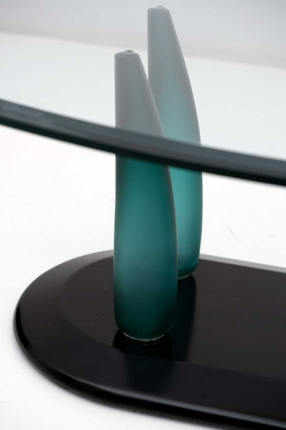Image 1 of Vintage Italian Murano Glass Coffee Table by Seguso, 1989