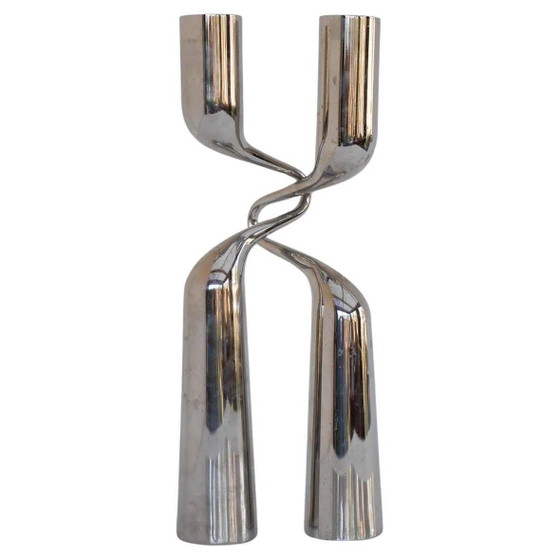 Image 1 of Skulpturale Kerzenhalter, „Tango/Double“, modernes dänisches Design von Mikaela Dörfel