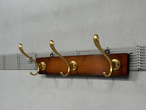 Vintage kapstok met gouden haken – elegantie en karakter