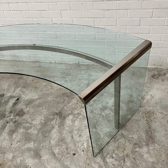 Image 1 of Gallotti & Radice Schreibtisch aus Glas