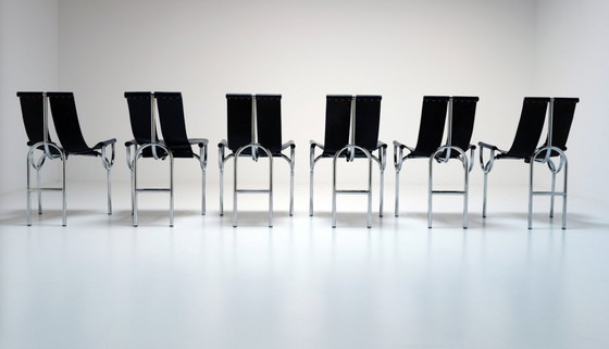 Image 1 of TRI 15 Stühle von Roberto Gabetti & AImaro Isola für Arbo, Italien, 1968