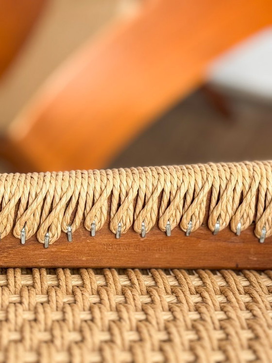 Image 1 of Set van 6 Teak Pia eetkamerstoelen van Poul Cadovius