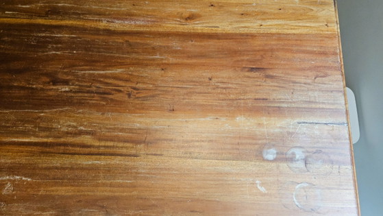 Grote Massief Houten Eettafel Jan Frantzen – 200 × 100 Cm – 6 Lades – Wood (photo 4 of 8)