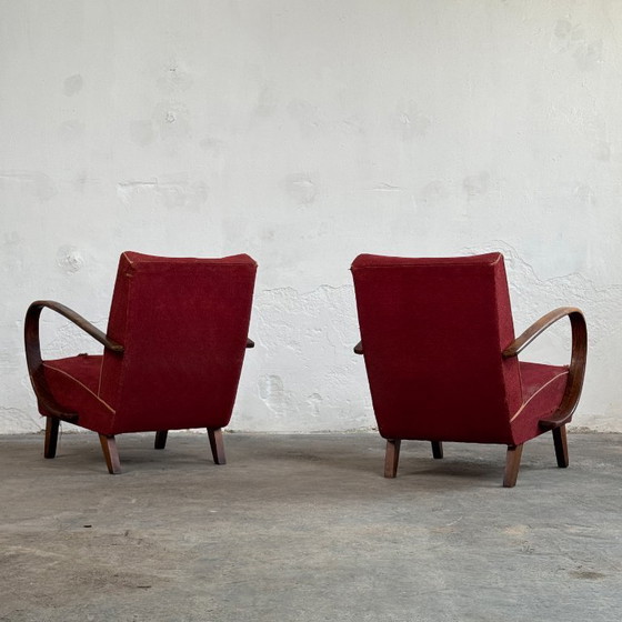 Image 1 of Pair of Jindřich Halabala Type C Armchairs for UP Závody, 1930s — Czechoslovakian Art Deco