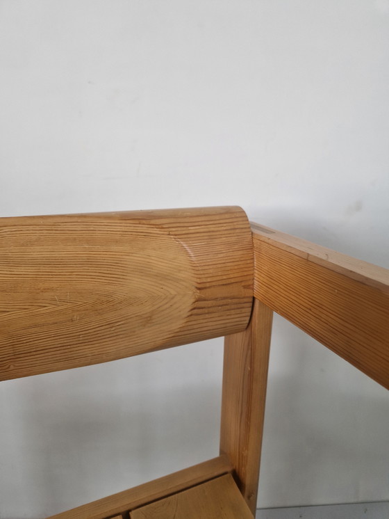 Image 1 of Edvin Helseth Trybo Fureka 313 Kiefer Brutalistischer Esszimmerstuhl