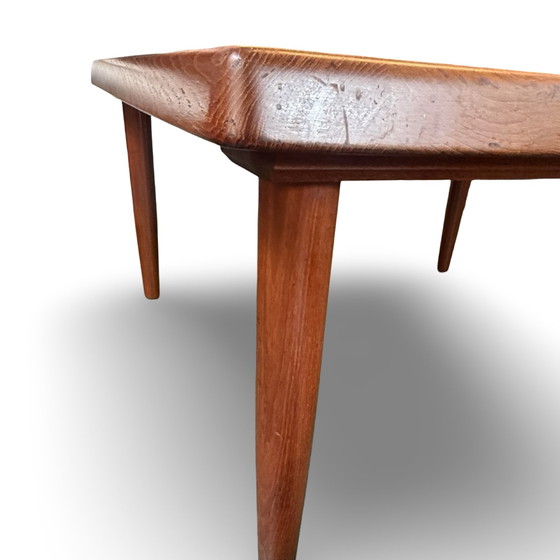 Image 1 of Niels Bach - Randers Möbel -1960’s , Denmark - Very large, teak coffee table