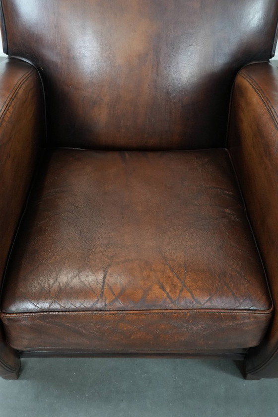 Image 1 of 2x Vintage Sheepskin Armchair