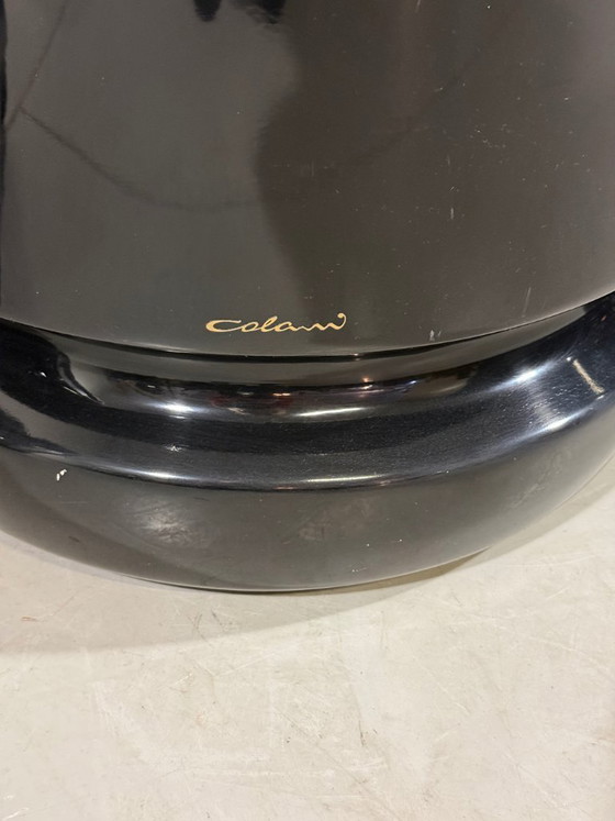 Image 1 of Vasi neri divisori per ambienti di Luigi Colani, anni '70