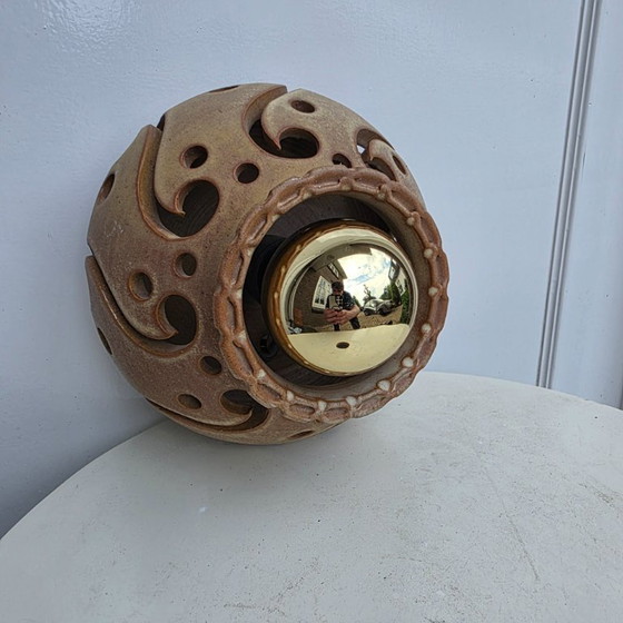 Image 1 of Vintage ceramic wall and/or table lamp made by Terra from Milsbeek