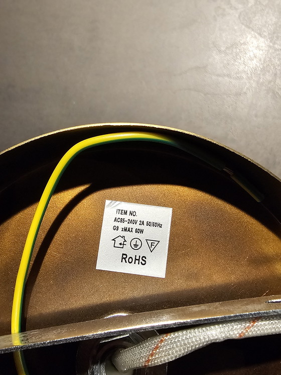 Image 1 of Vintage Look Wall Lamps New in Box