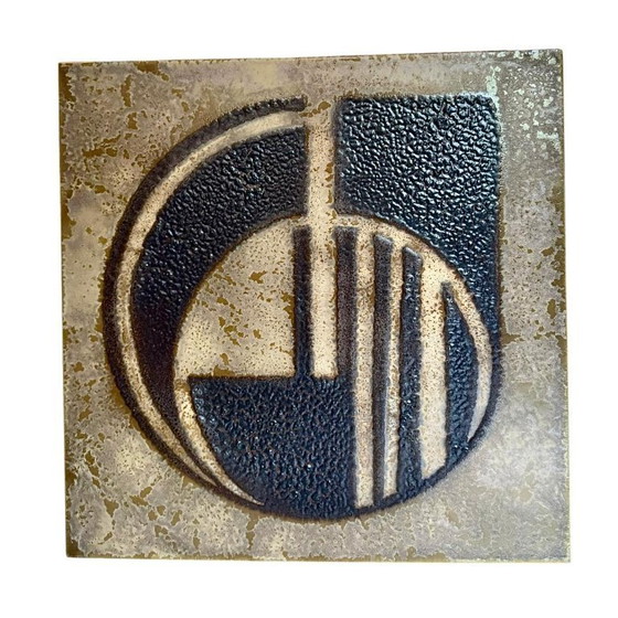 Image 1 of Conjunto de 3 paneles de pared de cerámica grandes – Alemania, década de 1970