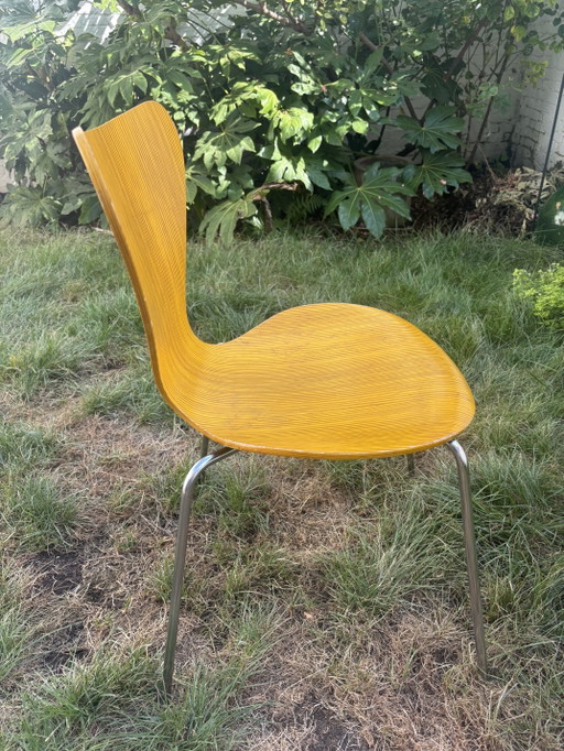 2 sedie Butterfly di Fritz Hansen danneggiate – eetkamerstoelen, Wood (photo 2 of 5)