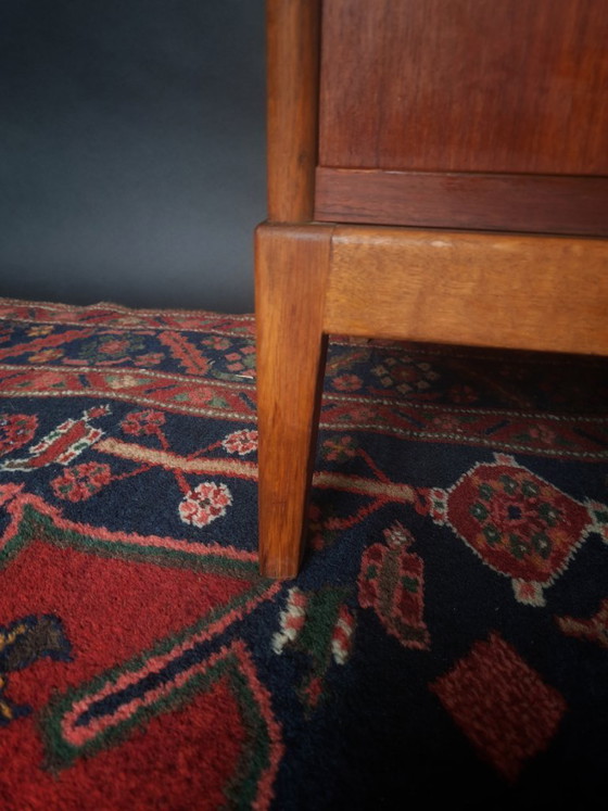 Vintage Midcentury Teak Chest of Drawers – Wood (photo 4 of 9)