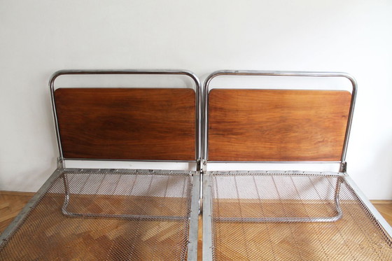 Image 1 of Pair of 1930s Modernist beds