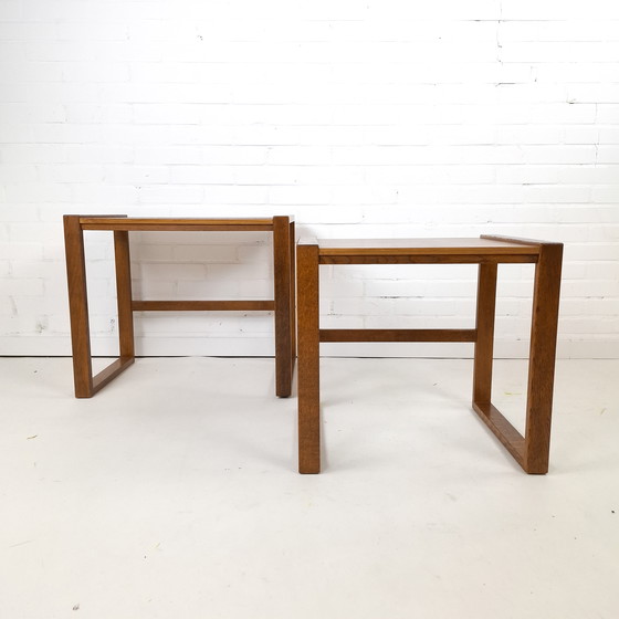 Image 1 of Vintage minimalist mimiset eiken jaren 70 mid century modern