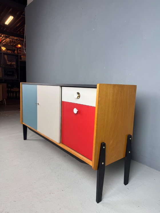Image 1 of Unique Dutch design sideboard '50s (UMS Pastoe?)