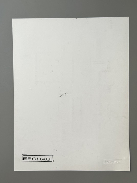 Image 1 of Eugène Eechaut (1928-2019) - 4 works, ink on paper 1982-1984