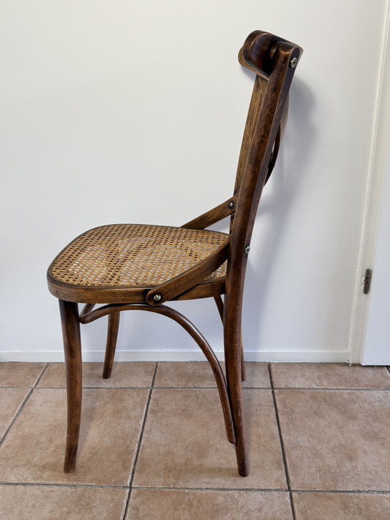 Klassieke Houten Kruisrug Stoel - Klassieke Houten Kruisrug Stoel – Eetkamerstoelen, Rattan, Wood (photo 7 of 15)