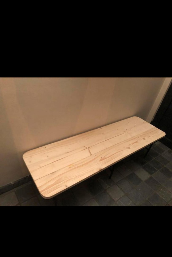 Image 1 of Houten zitbank 