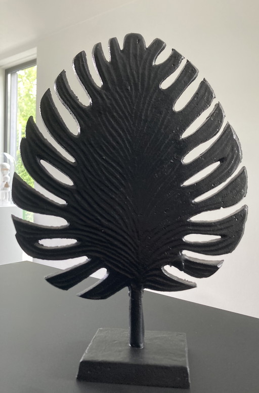 Decorative ornament of Monstera leaf, brand Light&Living