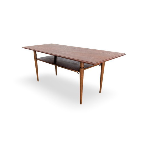 Image 1 of Midcentury coffee table teak danish design vintage coffee table 60s