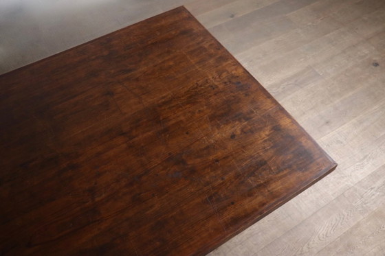 Pierre Jeanneret Large Library Table PJ-TAT-08-A, Chandigarh, 1955 – Dining tables, Wood, Vintage (photo 3 of 20)