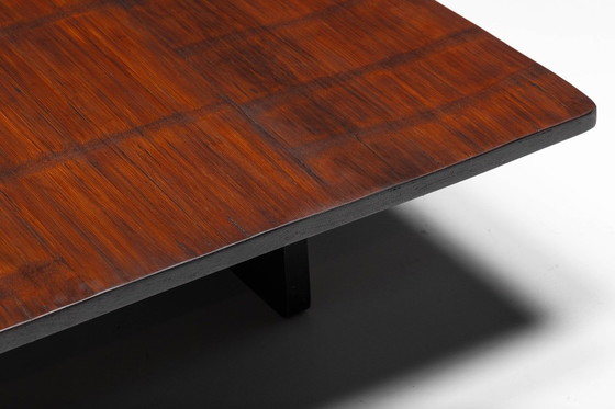 Image 1 of Tavolino da caffè in bambù di Axel Vervoordt, Belgio, anni '80