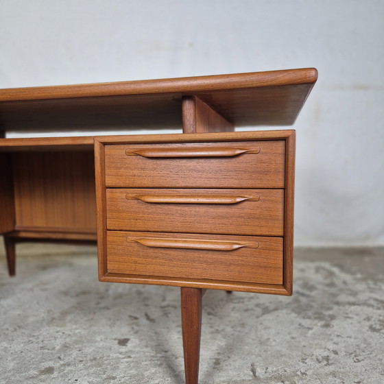 Image 1 of Heinrich Riestenpatt Vintage 1960s Danish Desk Teak