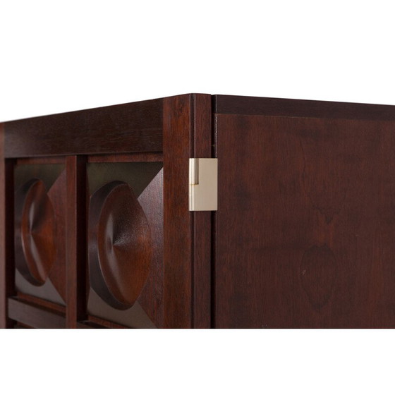 Image 1 of Vintage Belgian bar in dark mahogany