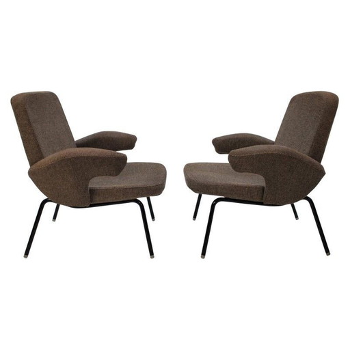 Set di poltrone e sedie vintage di Alan Fuchs, 1961