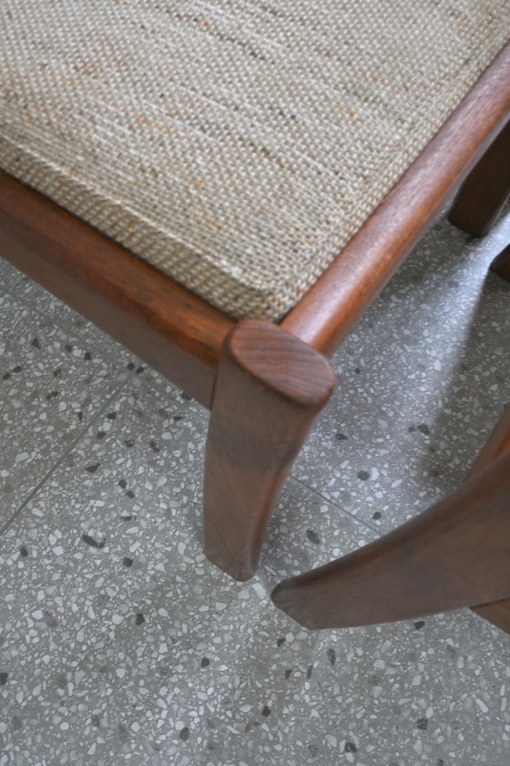 Image 1 of 4 sedie da pranzo design danese Dyrlund in teak massello