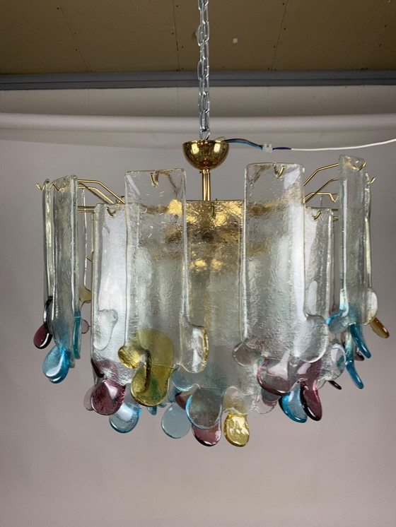 Image 1 of Alfredo Barbini kroonluchter 1970's