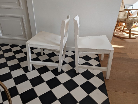 Image 1 of AVL Shaker set table (200x100) and 8 chairs / Atelier van Lieshout