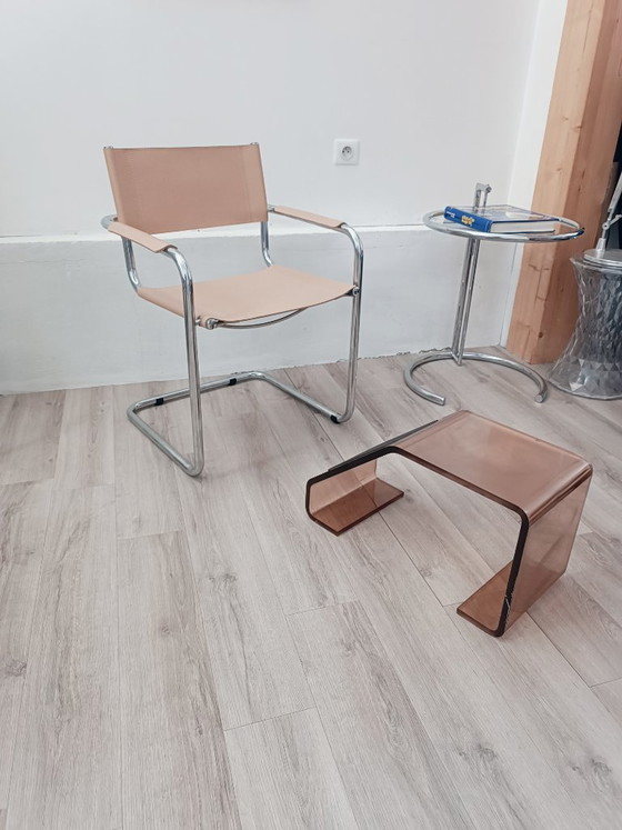 Footrest by Michel Dumas for Roche Bobois, 1970s – Footstools & poufs, Plexiglass (photo 3 of 8)