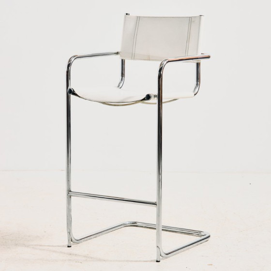 MK10280 Bauhaus Style Tubular Bar Stool – Metal (photo 2 of 17)