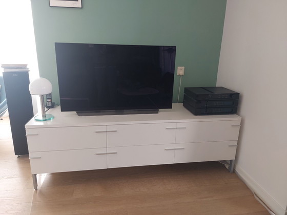 Mobile TV design bianco Pastoe / credenza / cassettiera – Mobili TV, Legno (photo 4 of 5)