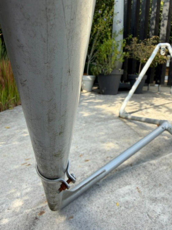 Hangmat met aluminium standaard en dik gewatteerd kussen – Ligbed tuin, Polyester (photo 26 of 29)