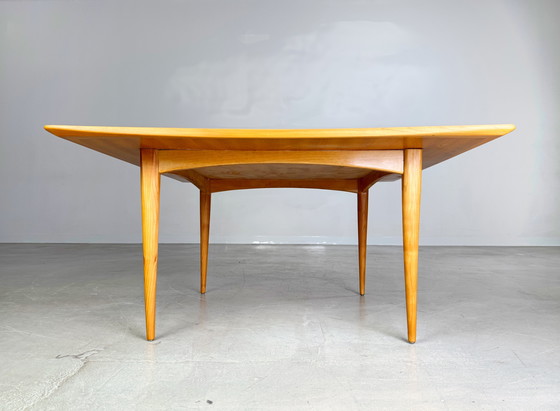 Image 1 of Originele midcentury salontafel Scandinavisch notenhout vintage 1960