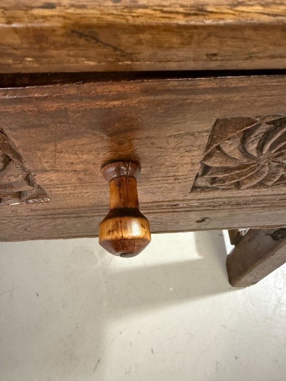 Image 1 of Brutalist antique Spanish coffee table 1880