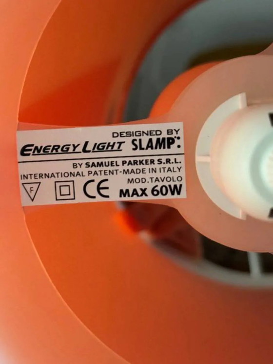 Energy Light Tischlampe – Samuel Parker für Slamp – Italien 1980er – Tischlampen, Kunststoff, Italian Design (photo 8 of 8)