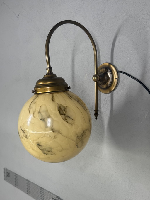 Aplique vintage jaspeado atmosférico de AGI Verlichting (Almelo)