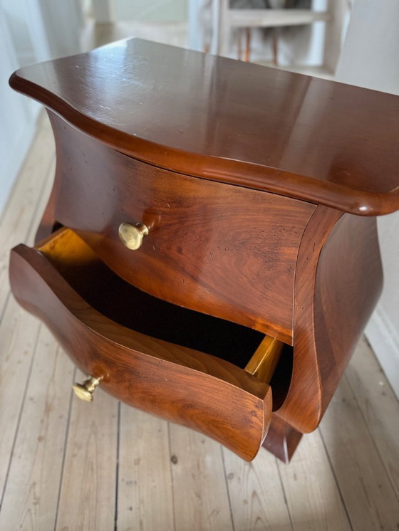 Image 1 of Cassettiere Valenti “Bruselas” – Design di lusso spagnolo 2004 – Dettagli in legno lucidato e ottone