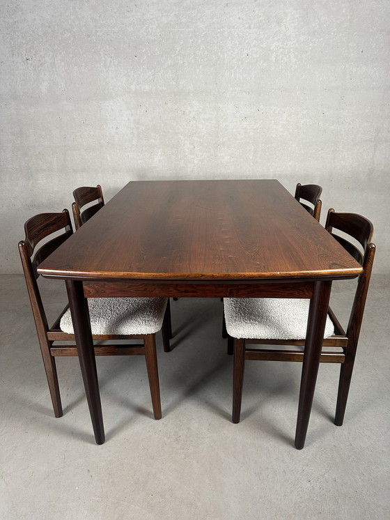 Image 1 of Set da pranzo in palissandro di metà secolo
