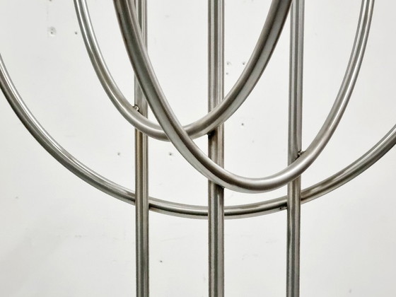 Image 1 of Candeliere da terra molto grande in acciaio inossidabile