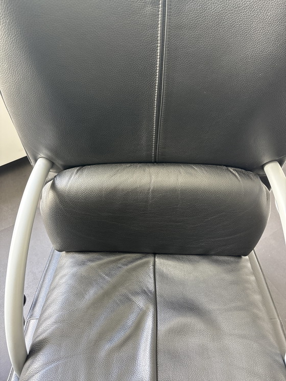 Rolf Benz Fauteuil – Leather, Metal (photo 10 of 12)
