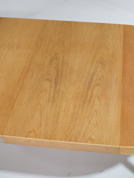 Image 1 of Extendable round dining table oak Danish