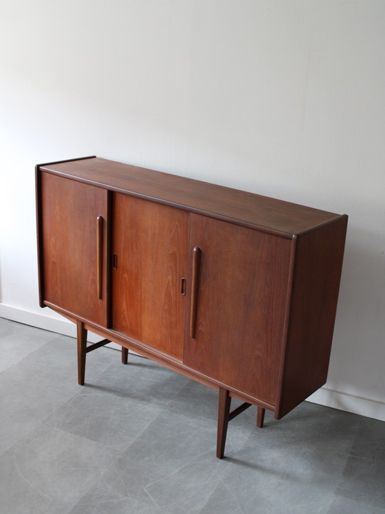Image 1 of Vintage Deens highboard in teak 