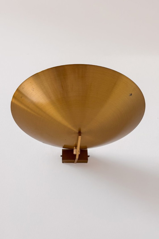 Pair of vintage brass Wall lights, France 1970., Gold (photo 6 of 7)