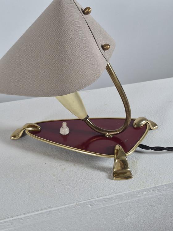 Image 1 of Pair of vintage mid century wall lamps bedside lamps brass 