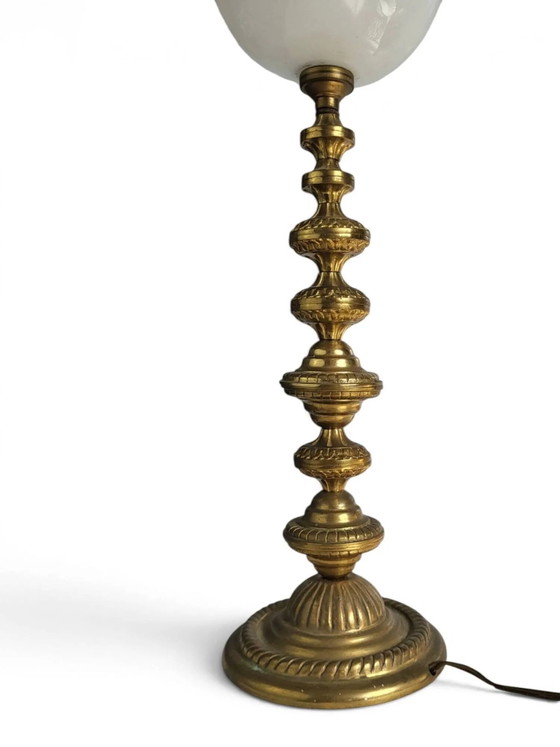Lámpara Art Déco de latón – Lámparas de mesa, Brass, Art Deco (photo 3 of 11)